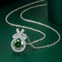 New 925 Sterling Silver Jewelry Elegant Feather Zircon Pendants Necklaces Women Fashion Exquisite Symbol CZ Wild Clavicle Chain