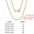 Rinntin 925 Sterling Silver Italian Handmade 1.2mm Chopin Chain Necklace for Women Fashion Simple Basic Neck Chain Jewelry SC53