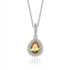 925 Sterling Silver Necklace For Women Round Pendent Sparkling Pave CZ Necklace Fashion Anniversary Birthday Jewelry Gifts