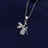 925 Sterling Silver Necklace For Women Round Pendent Sparkling Pave CZ Necklace Fashion Anniversary Birthday Jewelry Gifts N755