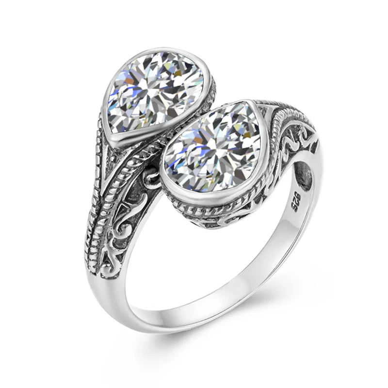 Woman Rings Rainbow Mystic Topaz Stone Eye of God Real 925 Silver Ring Female Dating Party Fine Jewelry