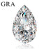 Pear Cut Moissanite 0.1ct to 13 ct Real Loose Moissanita D Color VVS1 Pass Diamond Test with GRA Certificate Gem Luxury Material