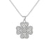 New Fashion Round Rotatable Dance Zircon Pendant Necklaces Women 925 Sterling Silver Jewelry Rhinestone CZ Choker Free Delivery