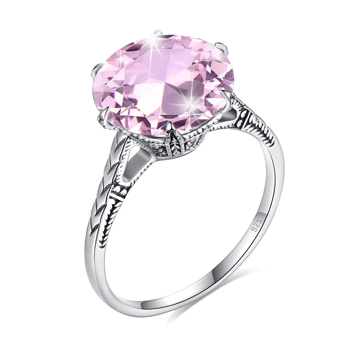 Dark Red Garnet Ring for Women's Silver Rings 925 Genuine Flower Charms Brand Wedding Engagement Jewelry Anniversary Gift