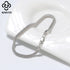 Rinntin Italian 925 Sterling Silver 3.0mm Mesh Popcorn Chain Bracelet for Women Jewelry Female Dating Trendy Accessories TSB65