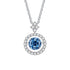 BIJOX STORY 1 CT Moissanite Pendant For Women Simulated Diamond Necklace S925 Sterling Silver Jewelry Girl Valentine's Day Gift