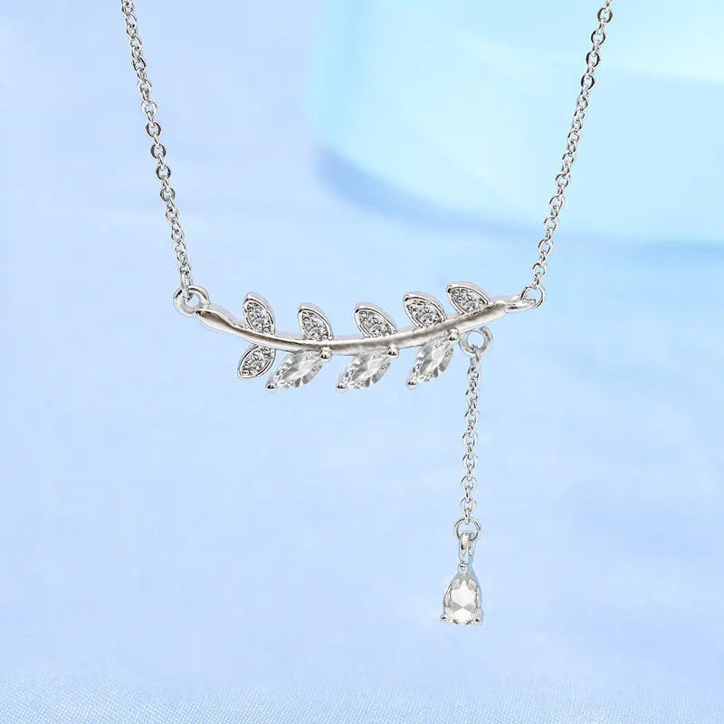 925 Sterling Silver Necklace For Women Round Pendent Sparkling Pave CZ Necklace Fashion Anniversary Birthday Jewelry Gifts N755
