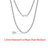 Rinntin 925 Sterling Silver Italian 2.6/3.7/5.0mm Flat Mariner Chain Necklace for Women Men Fashion Neck Chain Jewelry SC78