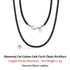 Rinntin Genuine Italian 2mm Brown Leather Cord Chain Necklace for Women Men with 925 Sterling Silver Clasp Trendy Jewelry SC62