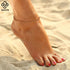 Rinntin Fine 925 Sterling Silver 2mm Width Fish Lips Chain Anklet Women's Summer Beach Foot Jewelry Leg Minimalist Anklet SA40