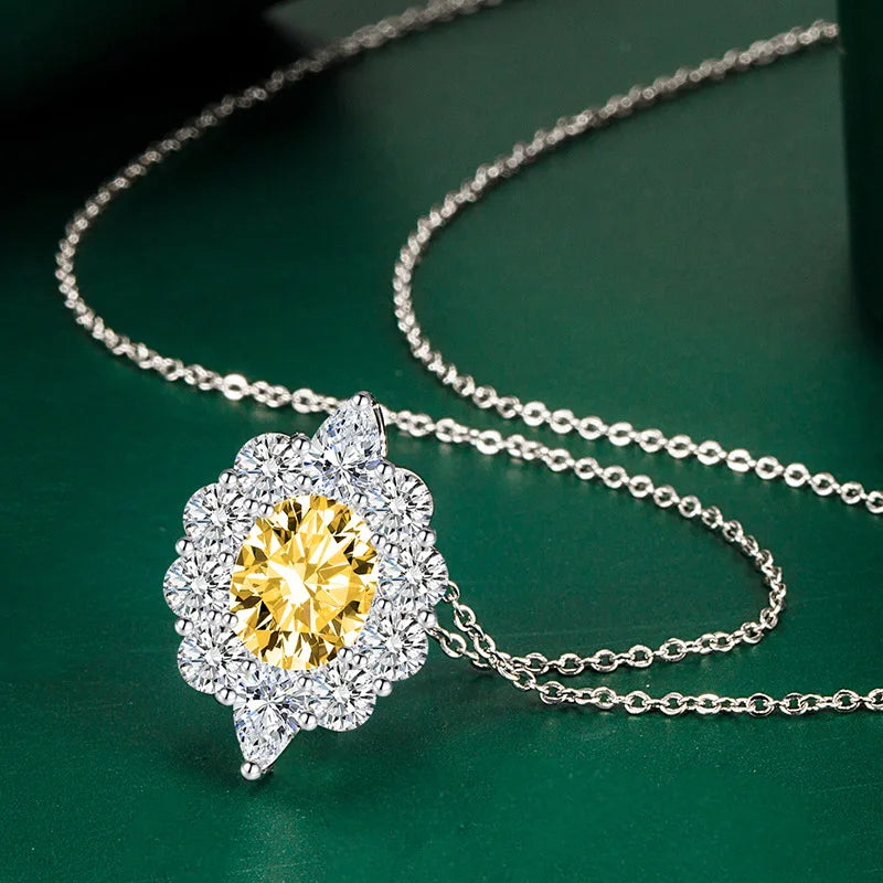 New 925 Sterling Silver Jewelry Elegant Feather Zircon Pendants Necklaces Women Fashion Exquisite Symbol CZ Wild Clavicle Chain