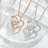 925 Sterling Silver Floral Clavicle Chain Necklace Sparkling Zircon Women's Pendant Necklace Birthday Party Gift Jewelry Gift