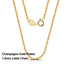 Rinntin 925 Sterling Silver Cable Link Chain Necklace for Women 45cm/50cm/55cm Simple Women's Neck Chain Silver Jewelry SC06