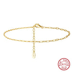 Rinntin Genuine 925 Sterling Silver Ball Faceted Bead Chain Anklets Fashion Women Summer Foot Bracelet Ankle Straps Jewelry SA80