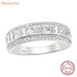 Newshe Glamorous 925 Sterling Silver Engagement Ring for Women AAAAA Grade Princess Cut Cubic Zirconia Wedding Fine Jewelry Gift