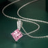 New 925 Sterling Silver Jewelry Elegant Feather Zircon Pendants Necklaces Women Fashion Exquisite Symbol CZ Wild Clavicle Chain