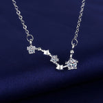 925 Sterling Silver Necklace For Women Round Pendent Sparkling Pave CZ Necklace Fashion Anniversary Birthday Jewelry Gifts N755