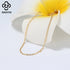 Rinntin 18K Gold 925 Sterling Silver Fashion Cable Link Chains Necklace for Women Thin Neck Chain Accessories Jewelry SC06