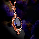 Hand Made Real 925 Sterling Silver Garnet Stone Necklace Pendant For Women Statement Vintage Fine Jewelry Mother Trendy Gifts