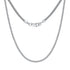 Rinntin 925 Sterling Silver Italian Handmade 1.3/1.8mm Foxtail Chain Necklace for Women Fashion Basic Neck Chain Jewelry SC93