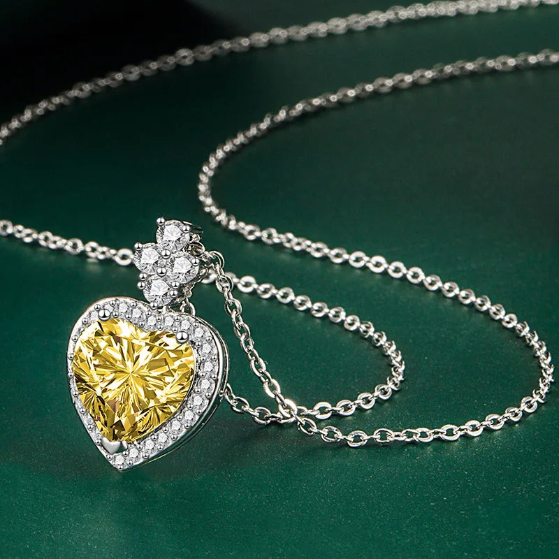 New 925 Sterling Silver Jewelry Elegant Feather Zircon Pendants Necklaces Women Fashion Exquisite Symbol CZ Wild Clavicle Chain