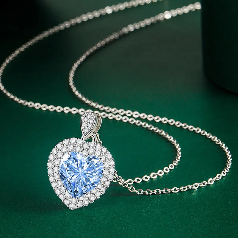 New 925 Sterling Silver Jewelry Elegant Feather Zircon Pendants Necklaces Women Fashion Exquisite Symbol CZ Wild Clavicle Chain