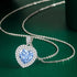New 925 Sterling Silver Jewelry Elegant Feather Zircon Pendants Necklaces Women Fashion Exquisite Symbol CZ Wild Clavicle Chain