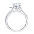Newshe 2 Pieces 925 Sterling Silver Engagement Rings Set 1.9Ct Oval Shape AAAAA Zircon Jewelry Eternity Wedding Band BR0943