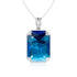 585 Gold Plated Pendants and Necklaces Real Solid 925 Sterling Silver Woman Pendants for Fine Jewelry