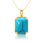 585 Gold Plated Pendants and Necklaces Real Solid 925 Sterling Silver Woman Pendants for Fine Jewelry