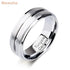 Newshe Mens Wedding Band Tungsten Carbide Rings Fashion Groove Ring 8mm Charm Jewelry Party Anniversary Gift Never Fade