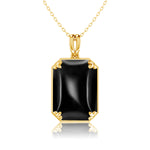 585 Gold Plated Pendants and Necklaces Real Solid 925 Sterling Silver Woman Pendants for Fine Jewelry