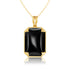585 Gold Plated Pendants and Necklaces Real Solid 925 Sterling Silver Woman Pendants for Fine Jewelry