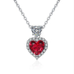 New Fashion 925 Sterling Silver Jewelry Round Zircon Pendants Necklaces Women Fine Semi Rhinestone Circle Clavicle Chain Choker