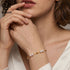Rinntin Rerto 14K Gold 925 Sterling Silver Pearls Chain Bracelet Pearl Beads Bracelet on Hand Female Party Jewelry GPB40