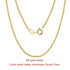 Rinntin 925 Sterling Silver Italian Handmade 1.2/1.6/2.0mm Chopin Chain Necklace for Women Fashion Basic Neck Chain Jewelry SC53