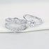 Newshe 925 Silver Bridal Set Original Wedding Rings for Women 1.8Ct Round Cut Zircon Moissanite Engagement Ring Enhancer Band