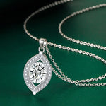 New 925 Sterling Silver Jewelry Elegant Feather Zircon Pendants Necklaces Women Fashion Exquisite Symbol CZ Wild Clavicle Chain
