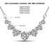 Smiles 7 Stones 2.8ct Mosanites Diamond Women's 925 Sterling Silver Necklaces Luxury Sparkling Fine Jewelry GRA Certificate