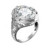 Genuine 925 Sterling Silver 14*18mm Oval Created Ruby Ring For Women Vintage Punk Birthday Stone Wedding Party Fashion Jewellery
