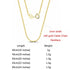 Rinntin 925 Sterling Silver Italian Handmade 1.2mm Chopin Chain Necklace for Women Fashion Simple Basic Neck Chain Jewelry SC53