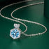 New 925 Sterling Silver Jewelry Elegant Feather Zircon Pendants Necklaces Women Fashion Exquisite Symbol CZ Wild Clavicle Chain