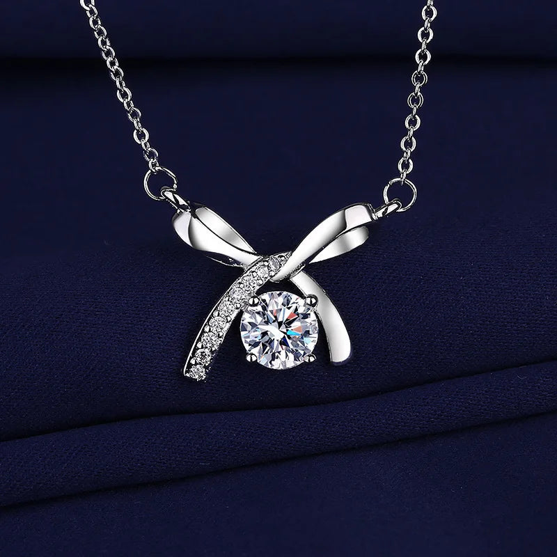 925 Sterling Silver Necklace For Women Round Pendent Sparkling Pave CZ Necklace Fashion Anniversary Birthday Jewelry Gifts