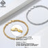 Rinntin Luxury 925 Sterling Silver Italian 2.5mm Flat Byzantine Link Chain Bracelet for Women Handmade Bracelet  Jewelry SB122