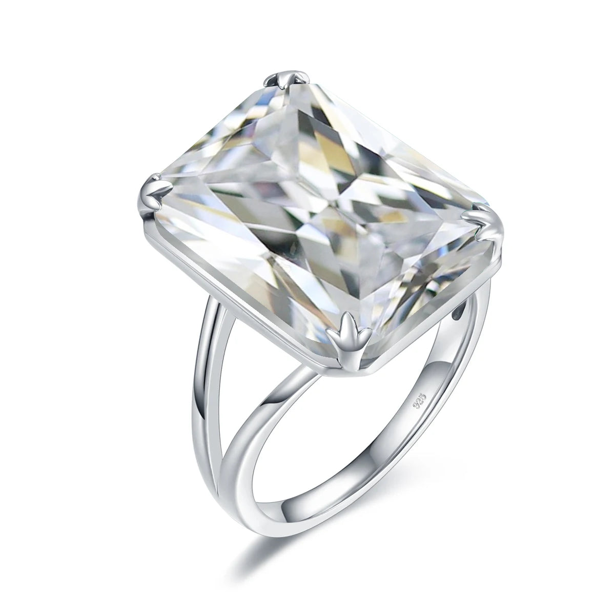 Original Rings for Women 925 Silver Citrine Crystal Engagement Finger Ring Gold Plated Antique Vintage Filigree Anniversary Gift