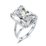Original Rings for Women 925 Silver Citrine Crystal Engagement Finger Ring Gold Plated Antique Vintage Filigree Anniversary Gift