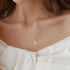 Real Gold 14k Pendants Original Jewelry 5pcs 2.8ct Round Moissanite Diamond Necklace For Women Casual Party Fine Jewelry