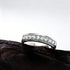 Newshe 925 Sterling Silver Wedding Rings for Men Brilliant Round AAAAA Cubic Zircon Engagement Band Ring Fine Jewelry