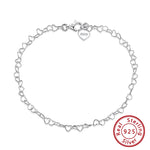 Rinntin Genuine 925 Sterling Silver Ball Faceted Bead Chain Anklets Fashion Women Summer Foot Bracelet Ankle Straps Jewelry SA80
