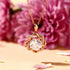 3ct Moissanite Necklace Pendant For Women Knot of Love with GRA Certificate 925 Sterling Silver Necklace Wedding Jewelry Trendy
